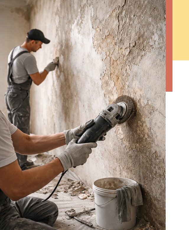 Снятие и удаление краски со стен в Вичуге от 2133 руб. — ОТДЕЛОЧНИК-Вчг