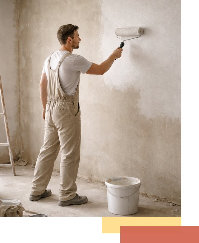 Грунтовка стен под отделку в Вичуге профессиональным раствором