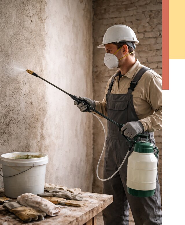 Антисептическая обработка стен в Вичуге от 1219 руб. — быстро и недорого | ОТДЕЛОЧНИК-Вчг