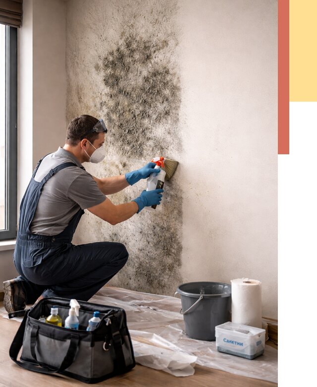 Удаление плесени со стен в Вичуге от 2184 руб. — быстро и недорого | ОТДЕЛОЧНИК-Вчг