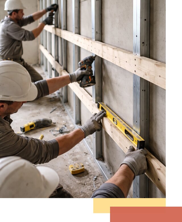 Устройство обрешетки под панели в Вичуге