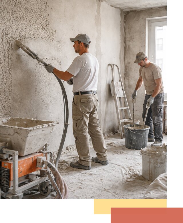 Машинная штукатурка стен в Вичуге — быстро и качественно