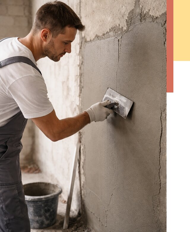 Штукатурка стен под плитку в Вичуге от 4267 руб./м2 — выравнивание под плитку | ОТДЕЛОЧНИК-Вчг