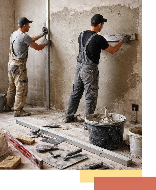 Профессиональная штукатурка стен под плитку в Вичуге