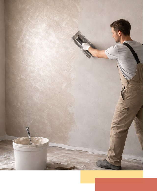 Декоративная штукатурка «Мокрый шелк» под ключ в Вичуге