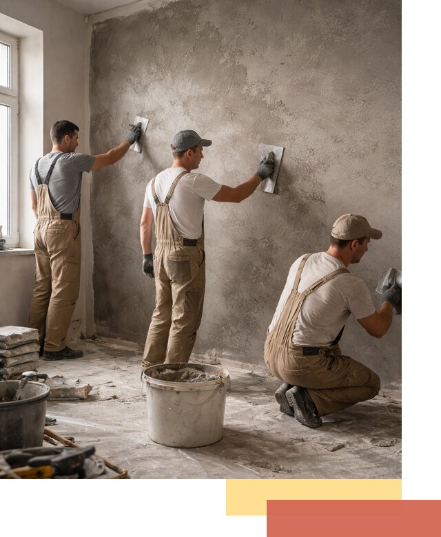 Декоративная штукатурка под бетон в Вичуге для стен и потолков