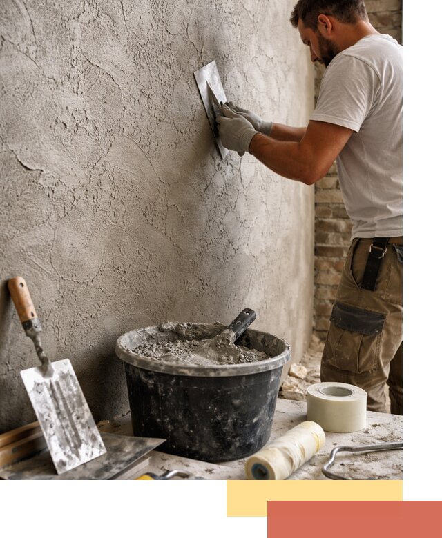 Декоративная штукатурка лофт в Вичуге — отделка стен и потолков