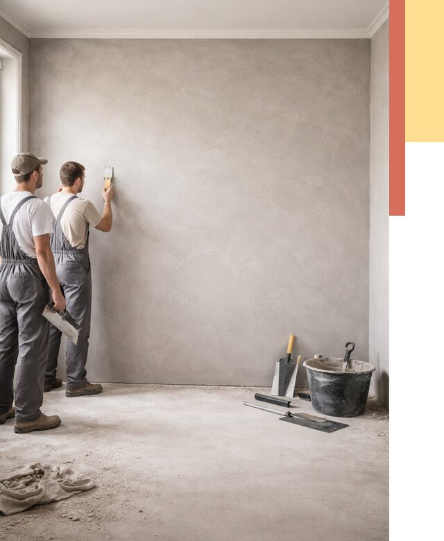 Микробетон на стены в Вичуге от 1270 руб. — нанесение и отделка | ОТДЕЛОЧНИК-Вчг