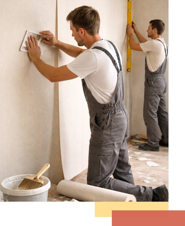 Поклейка бумажных обоев в Вичуге качественно и недорого