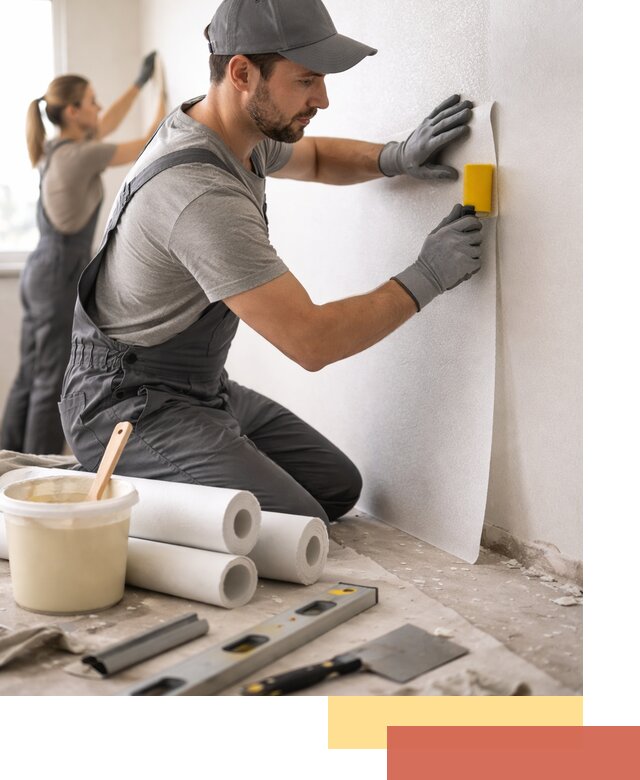 Поклейка стеклообоев профессионально в Вичуге