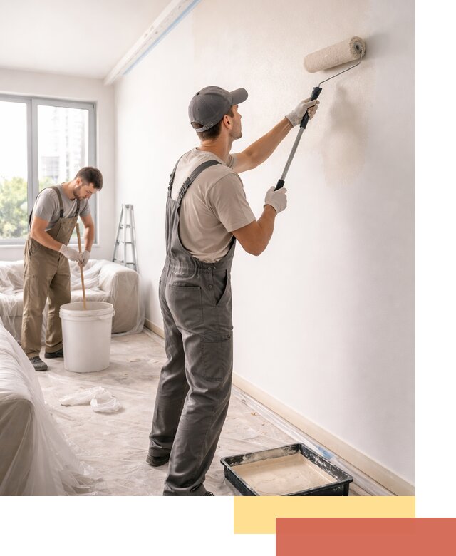 Покраска стен в офисе в Вичуге — быстрый и качественный ремонт