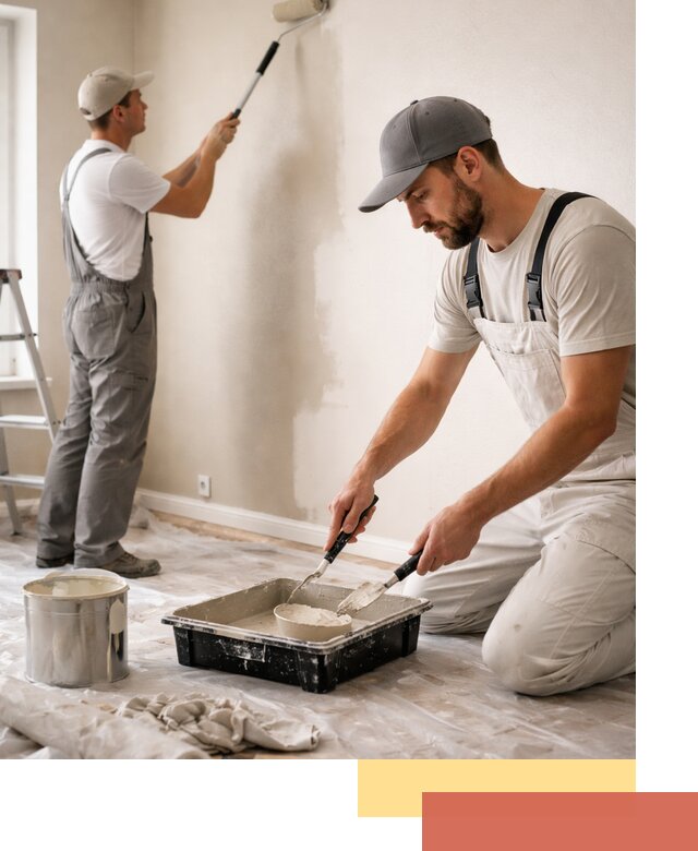 Покраска стен в квартире в Вичуге — профессионально и аккуратно