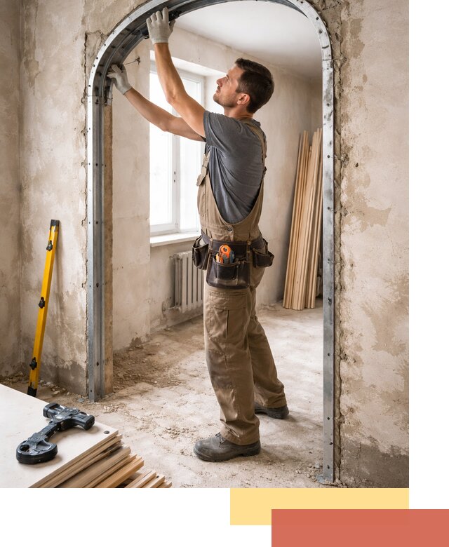 Устройство арочного проема в Вичуге под ключ