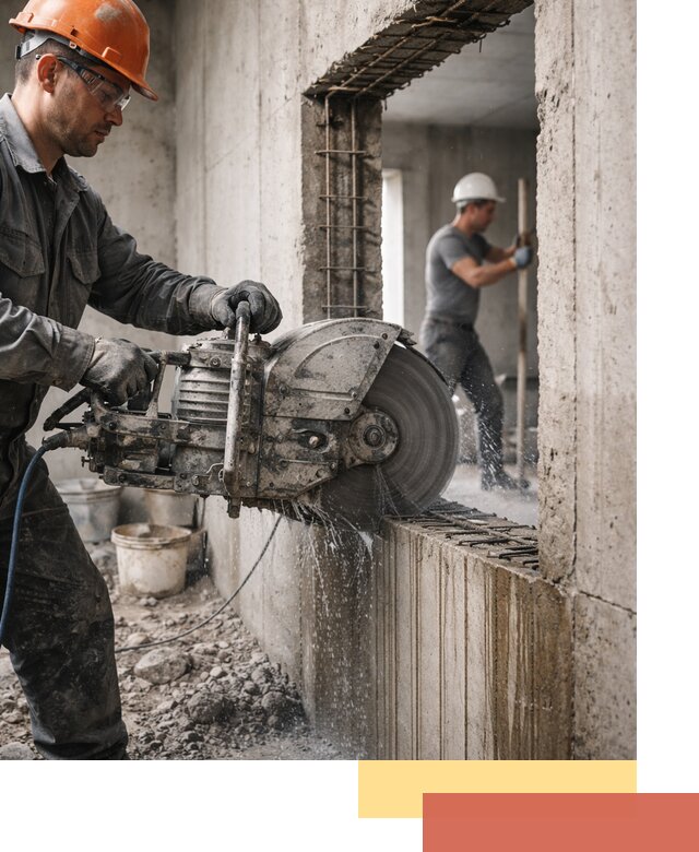 Алмазная резка проемов в Вичуге быстро и точно