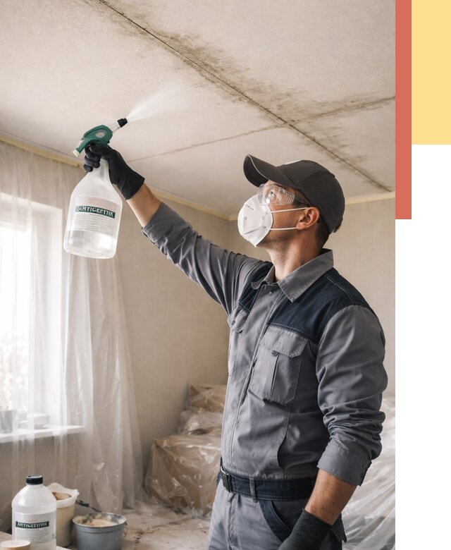 Антисептическая обработка потолка в Вичуге от 2540 руб. | ОТДЕЛОЧНИК-Вчг