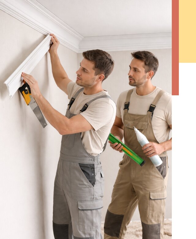 Монтаж потолочного плинтуса в Вичуге от 2337 руб. — быстро и недорого | ОТДЕЛОЧНИК-Вчг