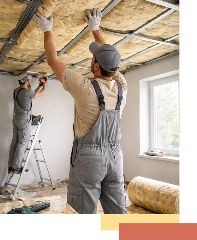 Утепление потолка под ключ в Вичуге качественно и быстро